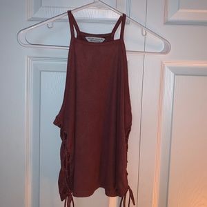 Imitation soft leather top